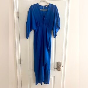 Jaline Resort Katherine Cobalt Blue Maxi Dress Small / Blue